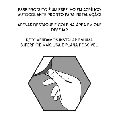 Espelho em acrílico Moderno Leve para Casa