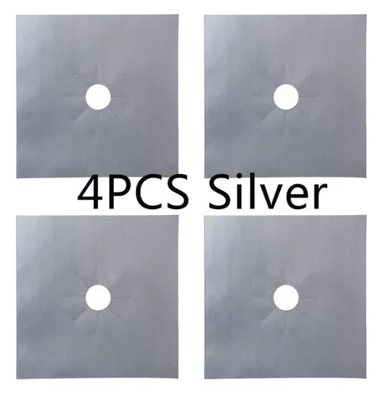 Protetores de Fogão FlameShield – Tapetes Resistentes ao Calor para Fogão a Gás, Protegendo Contra Derramamentos de Óleo e Alimentos