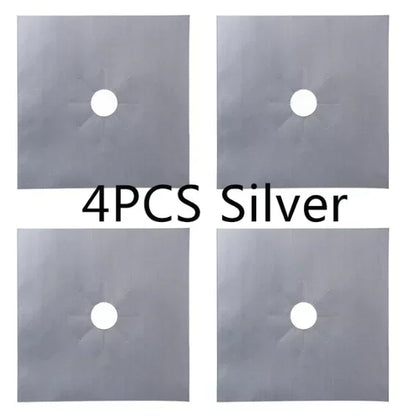 Protetores de Fogão FlameShield – Tapetes Resistentes ao Calor para Fogão a Gás, Protegendo Contra Derramamentos de Óleo e Alimentos