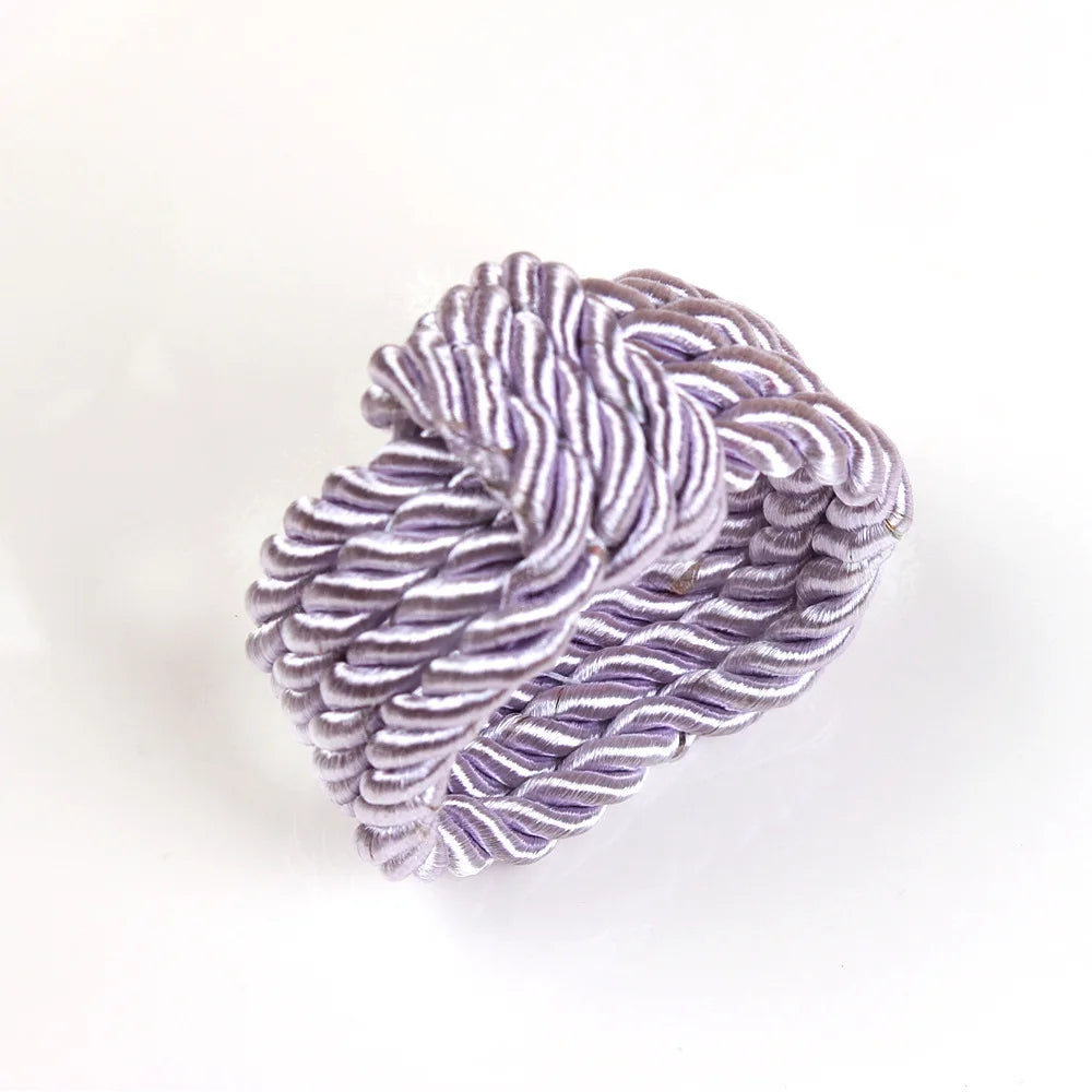 Porta-Guardanapos Circulares Trançados