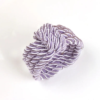 Porta-Guardanapos Circulares Trançados