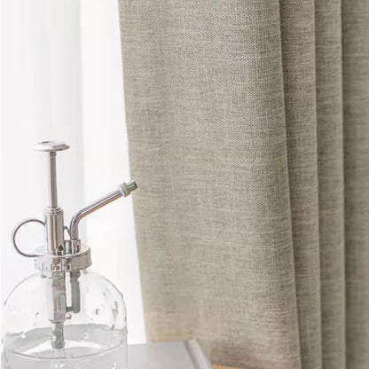 Cortinas Blackout de Linho – Design Moderno com Bloqueio Total de Luz