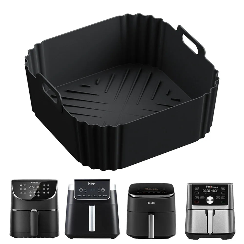 EcoChef™ Forros de Silicone Reutilizáveis ​​para Air Fryer