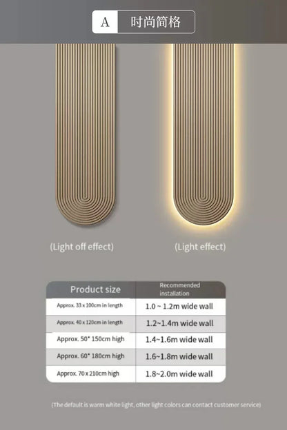 Luminária de Parede LED Moderna minimalista