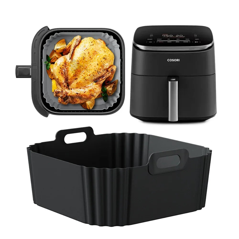 EcoChef™ Forros de Silicone Reutilizáveis ​​para Air Fryer