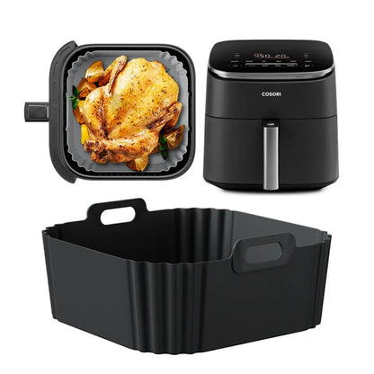 EcoChef™ Forros de Silicone Reutilizáveis ​​para Air Fryer