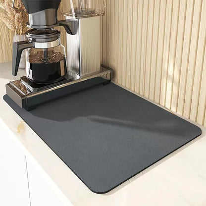 Tapete de Mesa Antiderrapante de Secagem Rápida, para mesa de café, cozinha e escritorio