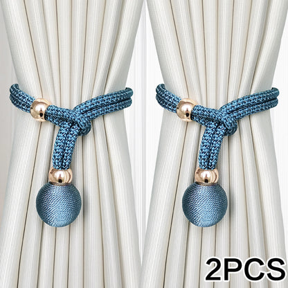 Amarras de Cortina – 2 Peças Luxuosas com Esferas Decorativas para Ambientes Clássicos e Modernos
