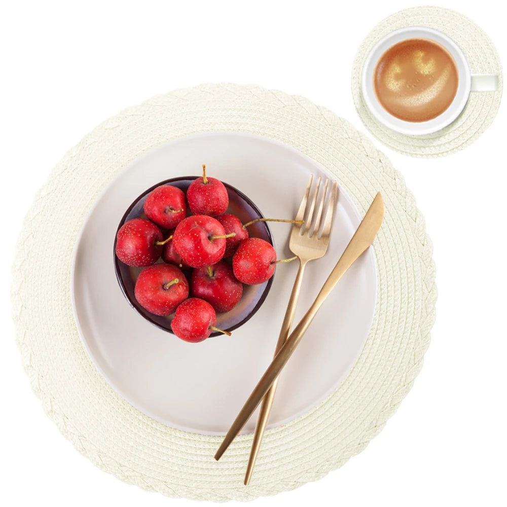 Conjunto Decorativo de Jogos Americanos Antiderrapantes