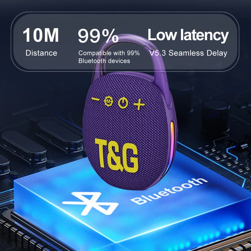 Caixa de Som Sem Fio com TWS e Rádio FM