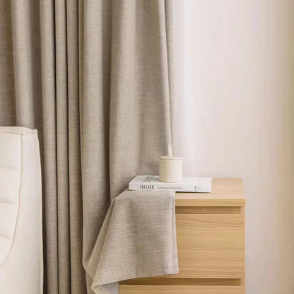 Cortinas Blackout de Linho – Design Moderno com Bloqueio Total de Luz