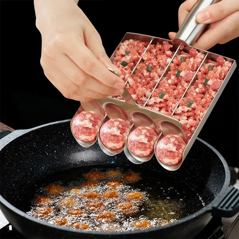 Kit Formador de Almôndegas em Aço Inoxidável